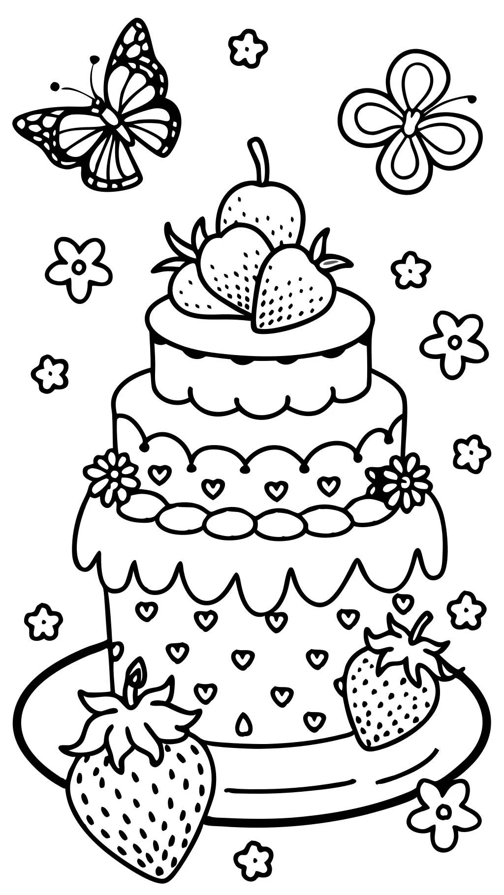 coloriages de shortcake aux fraises